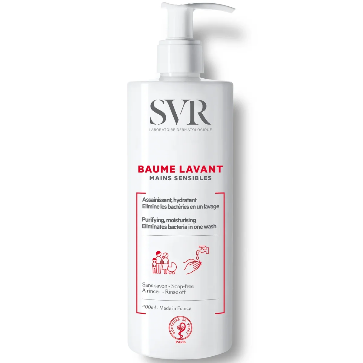 Daily Hygiene Baume Lavant Mains Sensibles Sensitive Hand Wash Balm by SVR