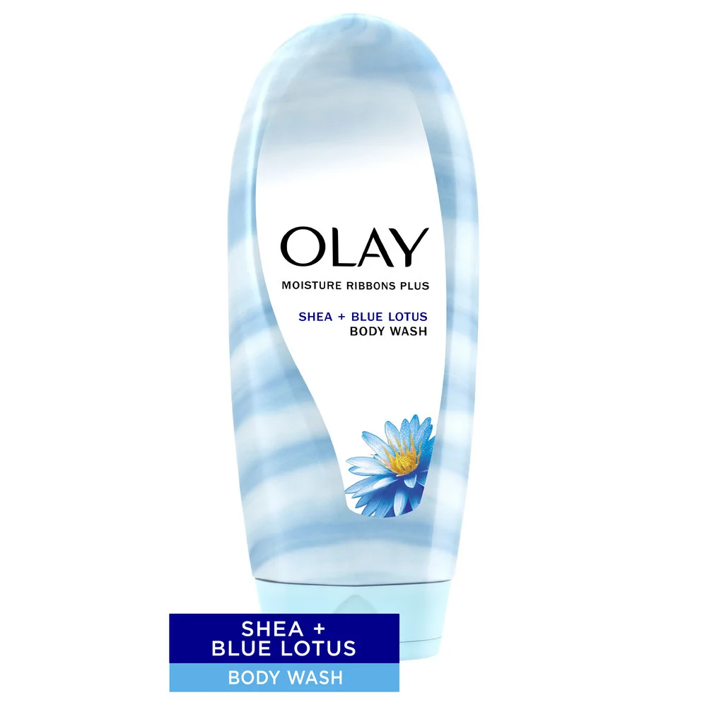 Shea + Blue Lotus Moisture Ribbons Plus Body Wash by Olay