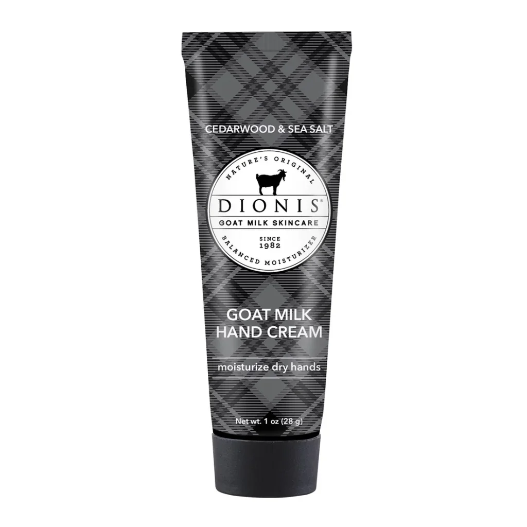Cedarwood & Sea Salt Goat Milk Hand Cream by Dionis