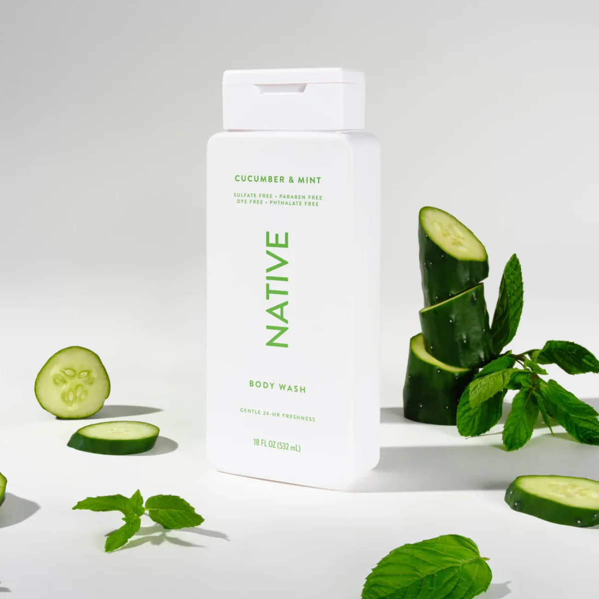 Cucumber & Mint Body Wash by Native