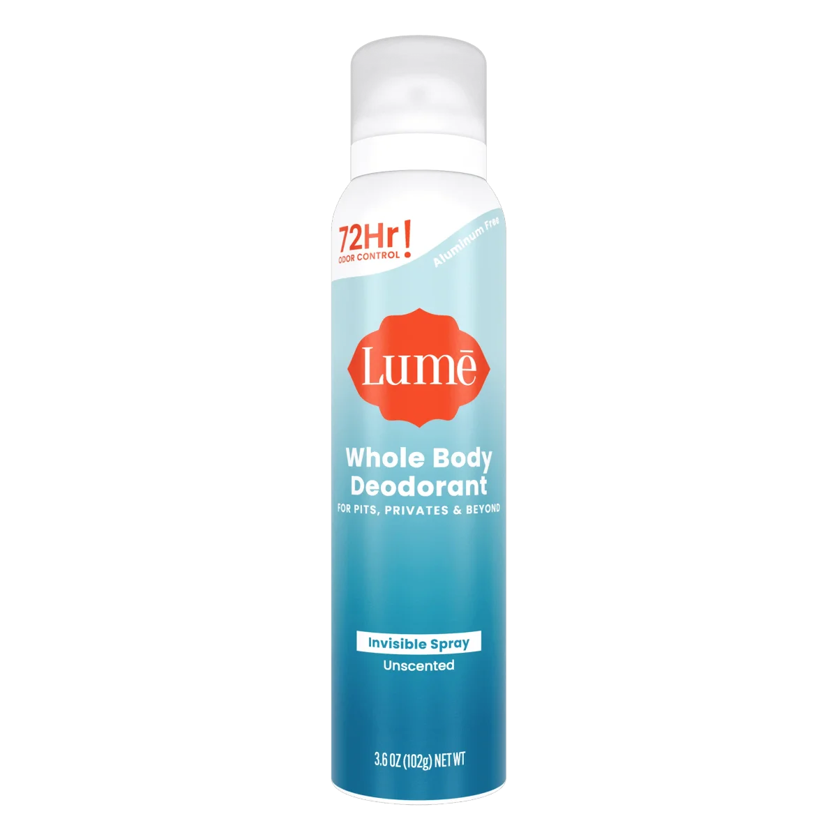 Unscented Whole Body Spray Deodorant by Lume