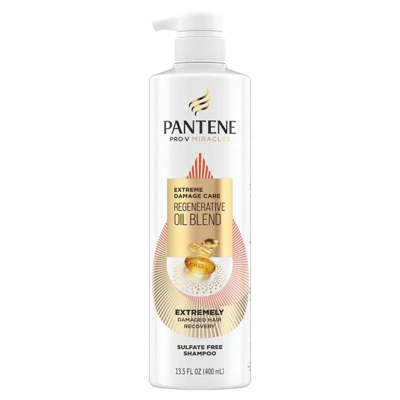 Extreme Damage Care Regenerative Oil Blend Sulfate Free Shampoo by Pantene