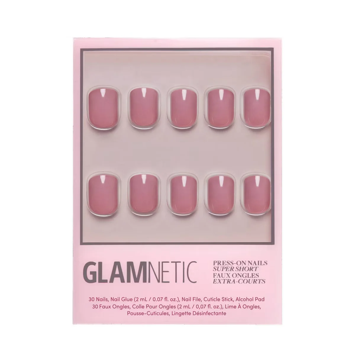 Mauve Cutie Super Short Press-On Nails by Glamnetic