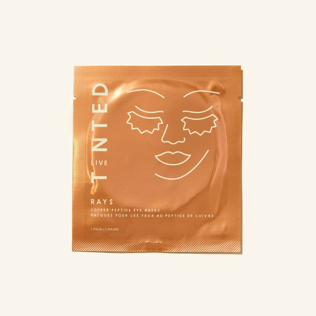 Rays Copper Peptide Eye Masks by Live Tinted