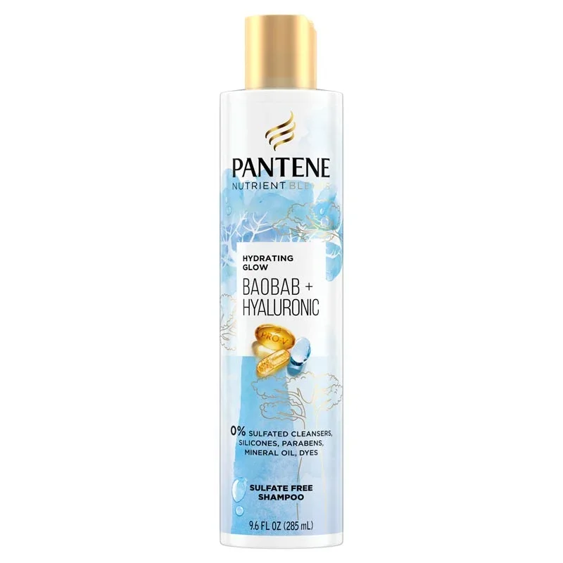 Hydrating Glow Baobab + Hyaluronic Sulfate Free Shampoo  by Pantene