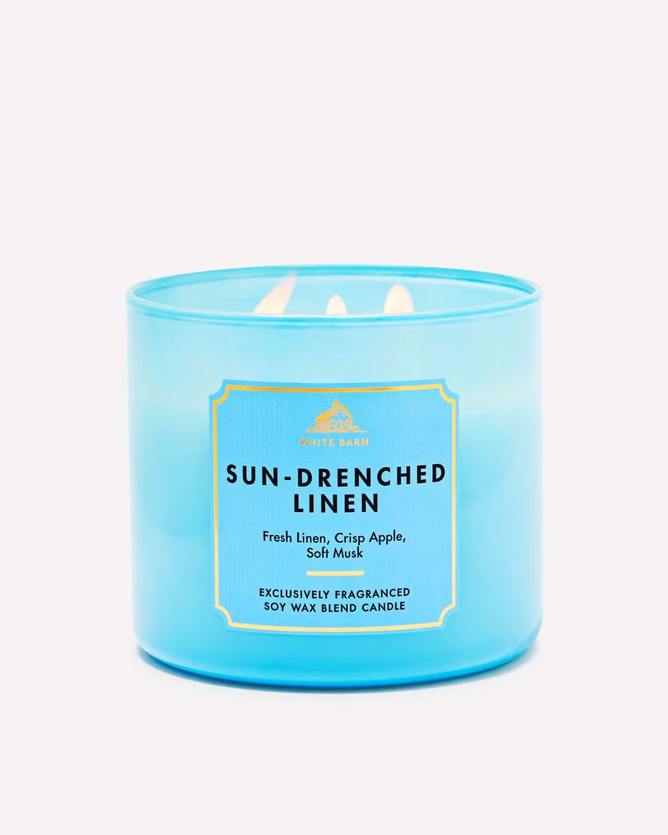 Sun-Drenched Linen Candle by Bath & Body Works
