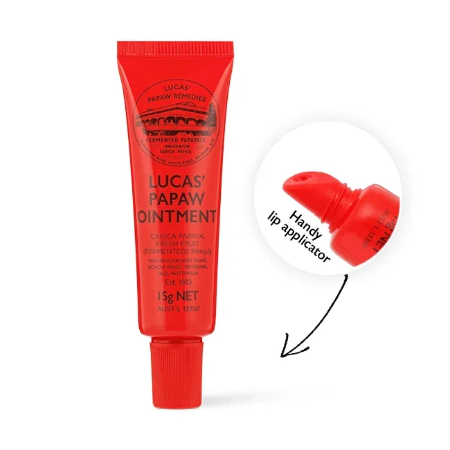 Lucas' Papaw Ointment Tube With Lip Applicator by Lucas' Papaw Remedies