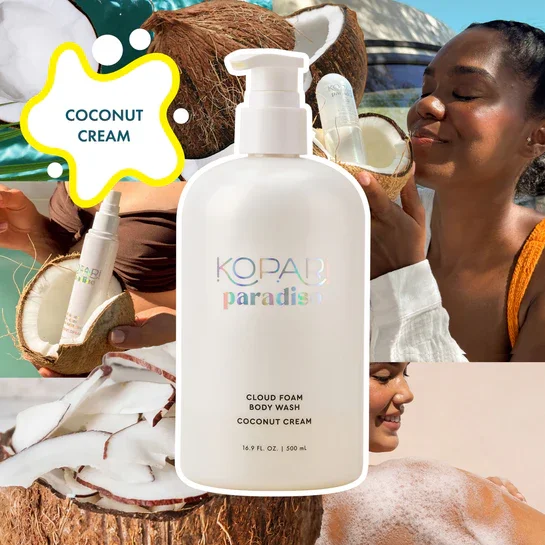 Coconut Cream Cloud Foam Body Wash by Kopari Beauty