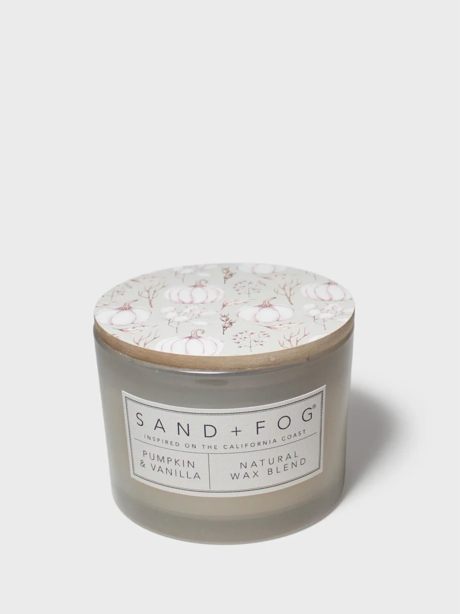 Pumpkin & Vanilla Candle by Sand + Fog