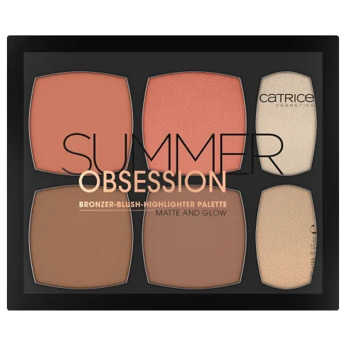 Summer Obsession Bronzer Blush Highlighter Palette by CATRICE
