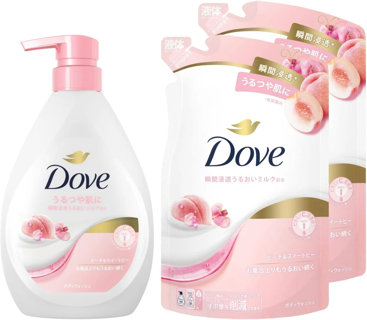 Peach & Sweet Pea Body Wash by Dove