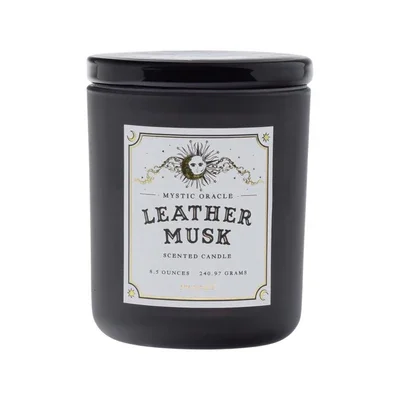 Leather Musk Candle by DW Home