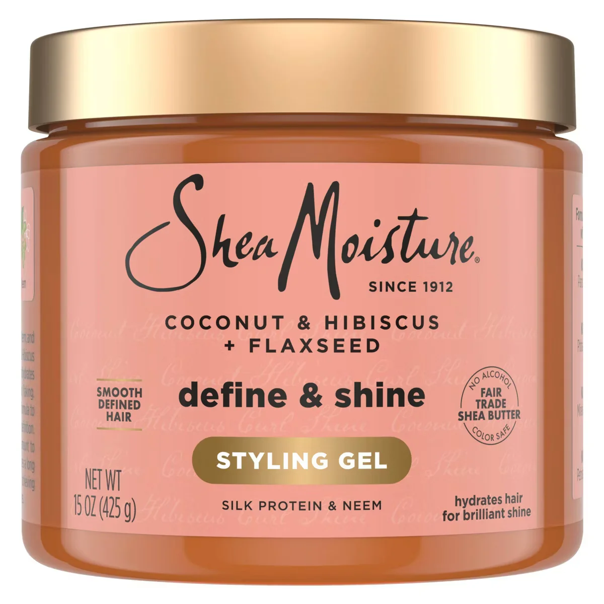 Coconut & Hibiscus + Flaxseed Defining Styling Hair Gel by Shea Moisture