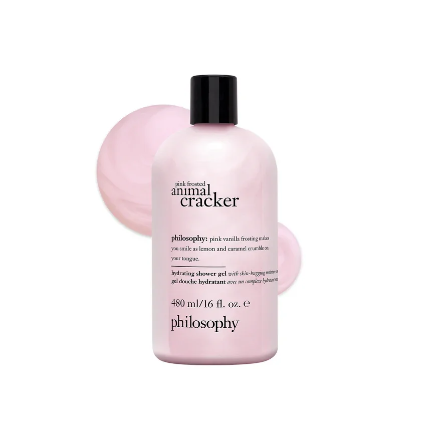 Pink Frosted Animal Cracker Hydrating Shower Gel by Philosophy