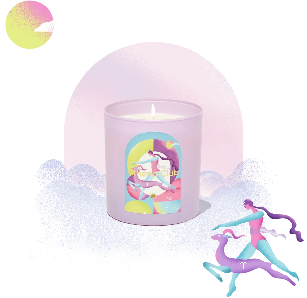 Cosmic Light Candle by Athena Club