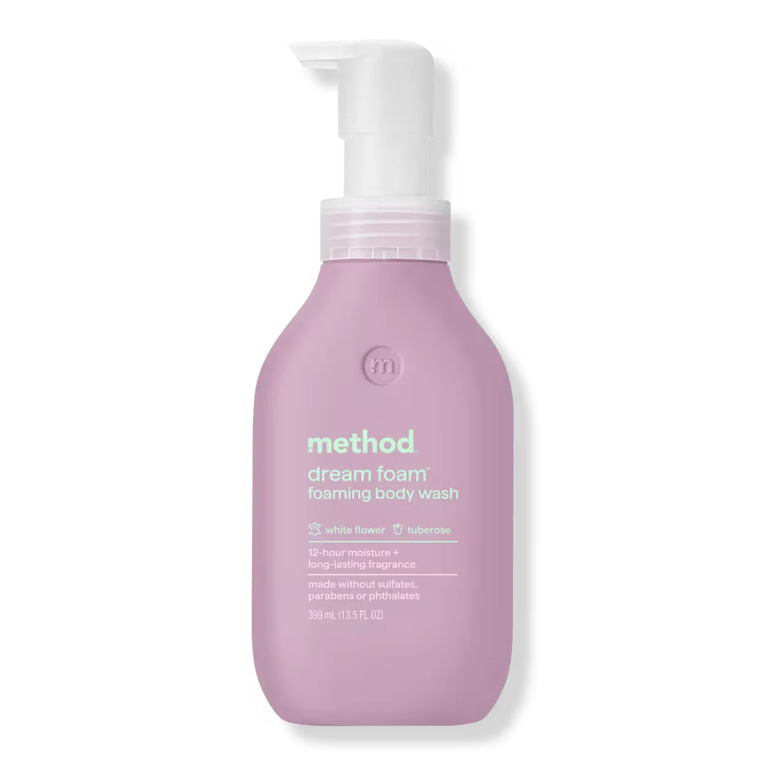 White Flower & Tuberose Dream Foam Foaming Body Wash by method