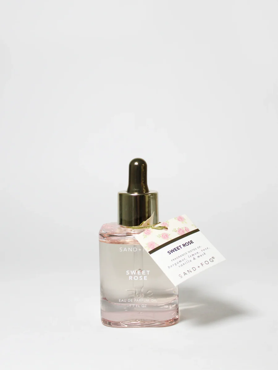 Sweet Rose Perfume Oil by Sand + Fog