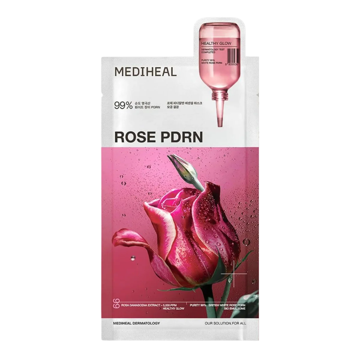 Rose PDRN Essential Mask Healthy Glow by MEDIHEAL