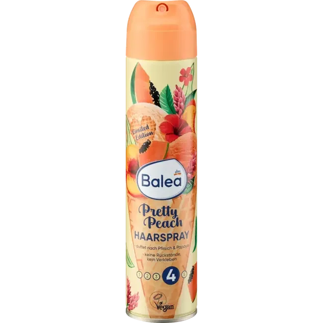 Pretty Peach Hairspray by Balea