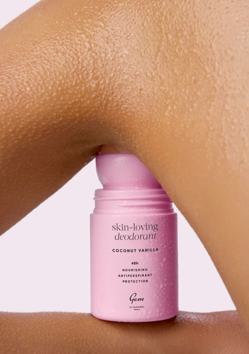 Coconut Vanilla Skin-Loving Deodorant Roll-on by Gem