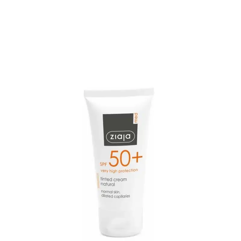 SPF 50+ Tinted Cream Natural Tone by Ziaja
