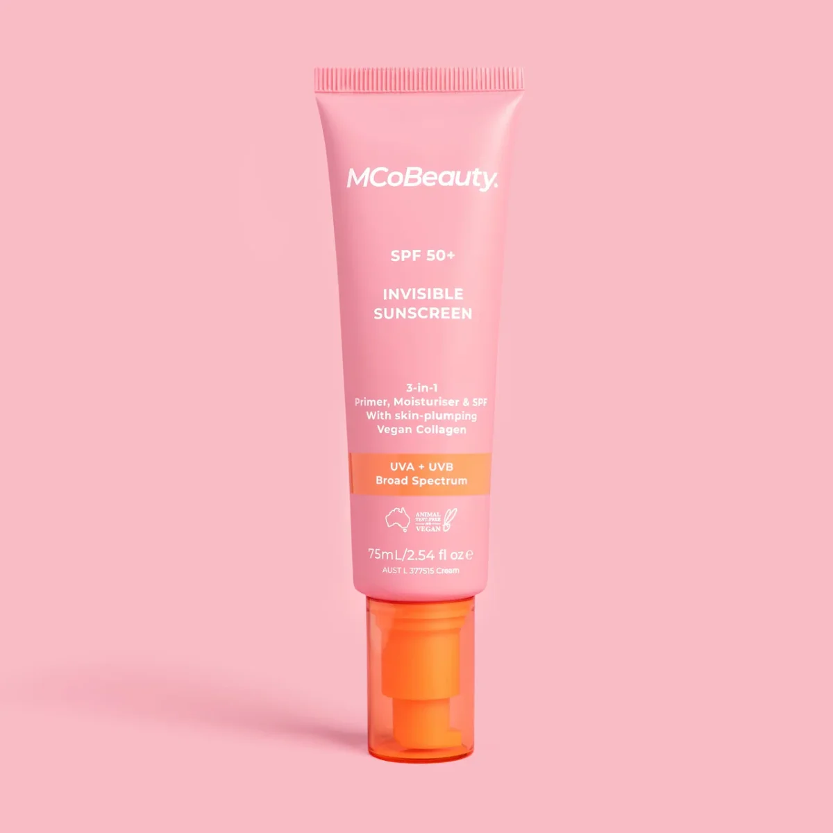 Invisible Facial Sunscreen SPF 50+ by MCoBeauty