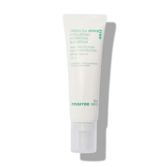 Green Tea Hyaluronic Hydrating Sun Serum SPF50 by innisfree