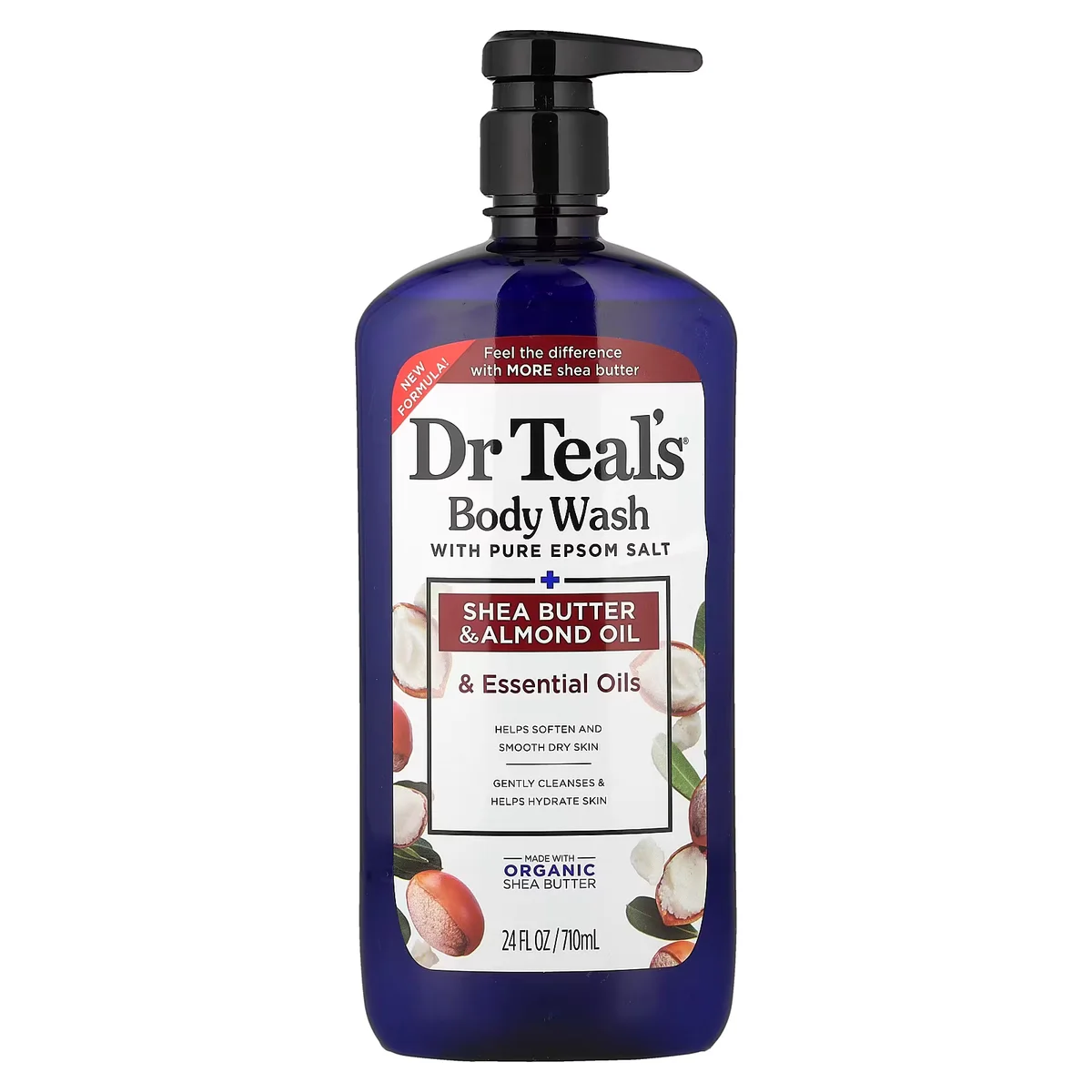 Shea Butter & Almond Oil Body Wash with Pure Epsom Salt by Dr Teal's