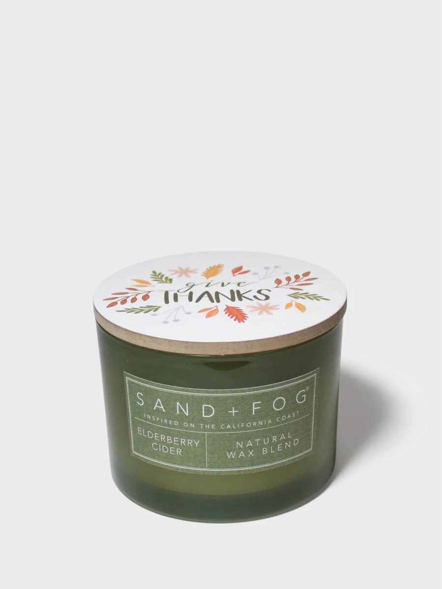 Elderberry Cider Candle by Sand + Fog