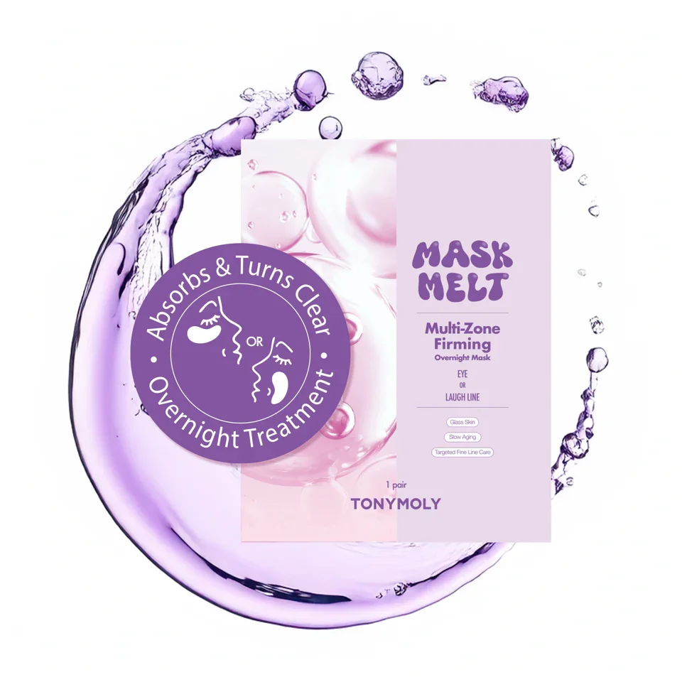 Mask Melt Multi-Zone Firming Overnight Eye + Laugh Line Mask by TONYMOLY