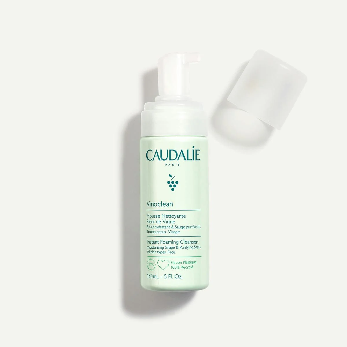 Vinoclean Gentle Foam Cleanser by Caudalie