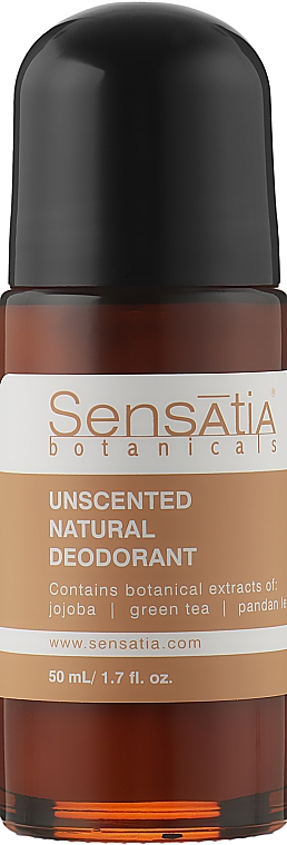 Unscented Natural Deodorant by Sensatia Botanicals