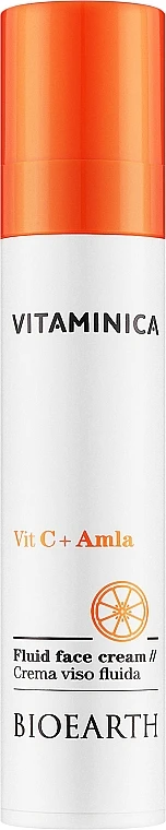 Vitaminica Vit C + Amla Fluid Face Cream by Bioearth