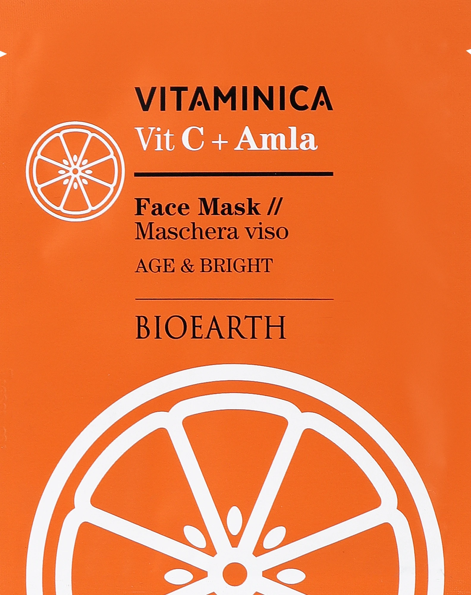 Vitaminica Single Sheet Face Mask Vit С + Amla by Bioearth