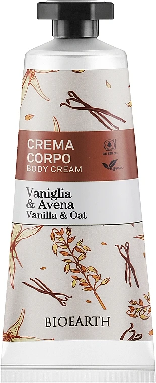 Vanilla & Oat Body Cream by Bioearth