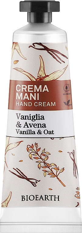 Vanilla & Oat Hand Cream by Bioearth