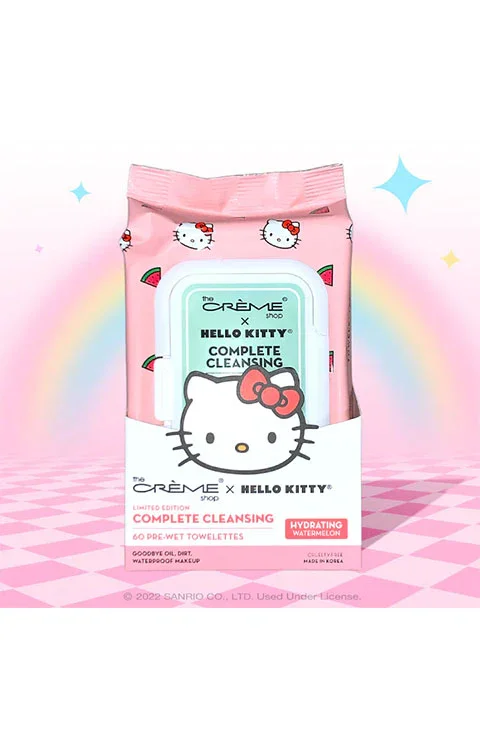 Hello Kitty Watermelon 3-In-1 Cleansing Towelettes by The Crème Shop