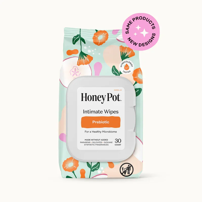 Prebiotic Intimate Wipes by The Honey Pot