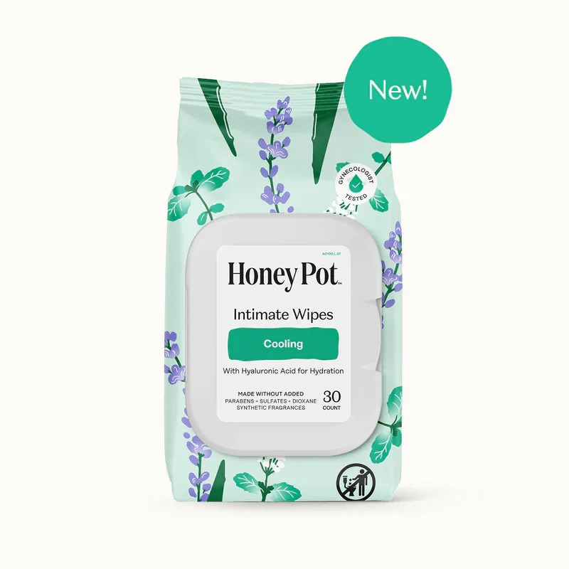 Cooling Intimate Wipe by The Honey Pot