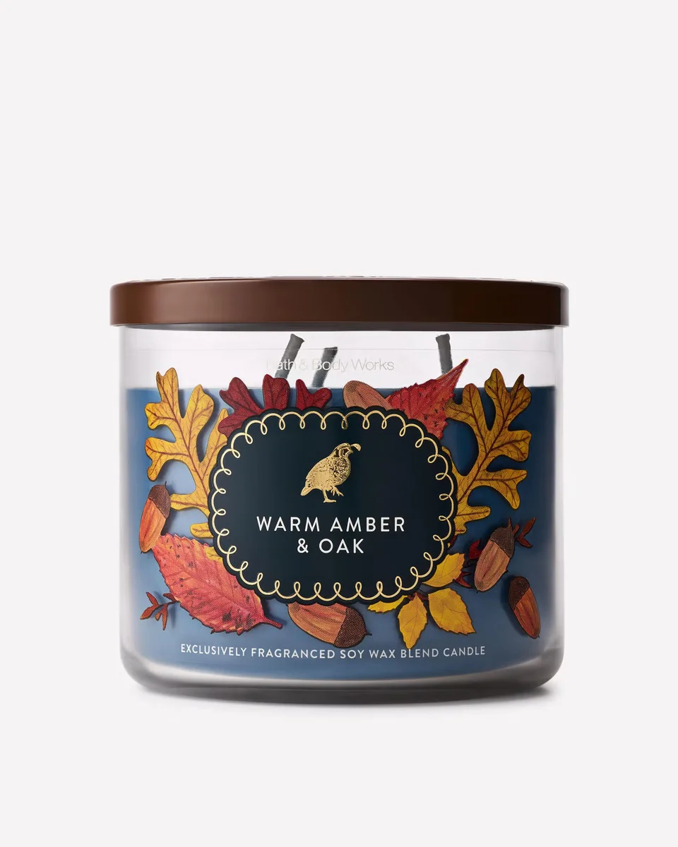 Warm Amber & Oak Candle by Bath & Body Works