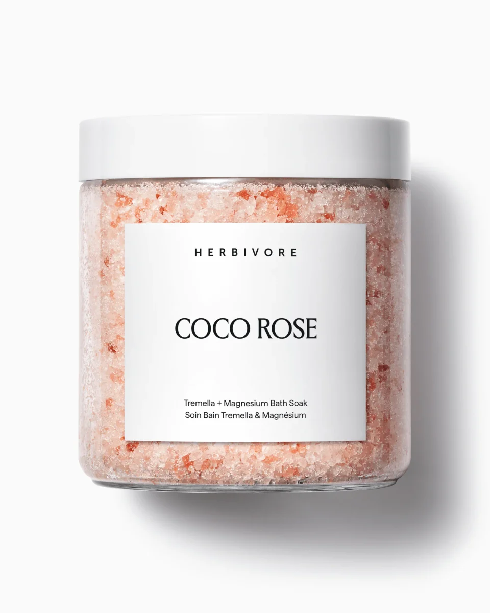 Coco Rose Tremella + Magnesium Bath Soak by HERBIVORE