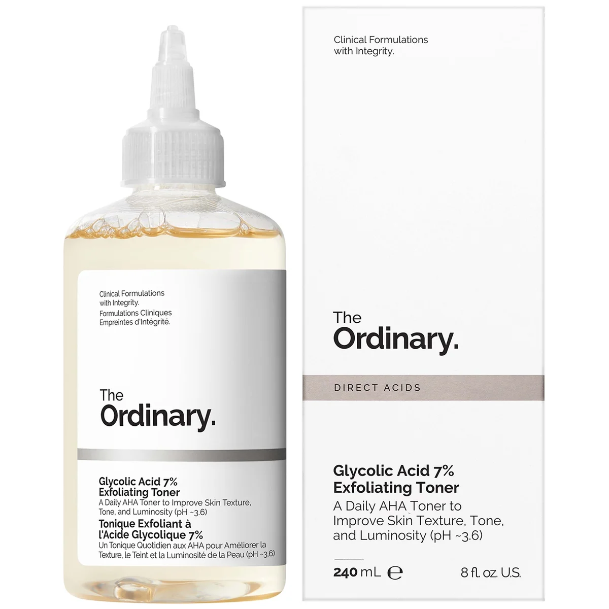 Glycolic Acid 7% Exfoliating Toner by The Ordinary