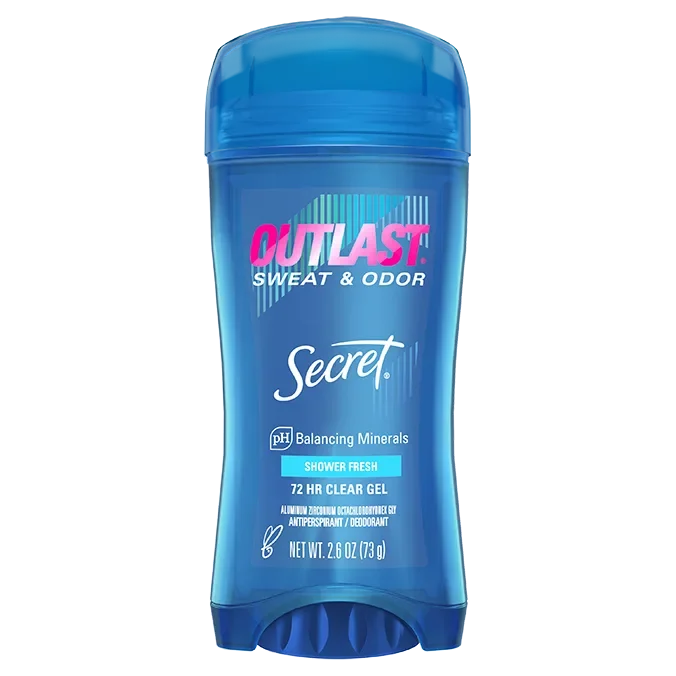 Shower Fresh Outlast Clear Gel Deodorant by Secret