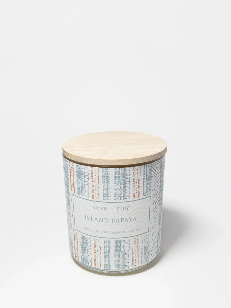 Island Papaya Candle by Sand + Fog