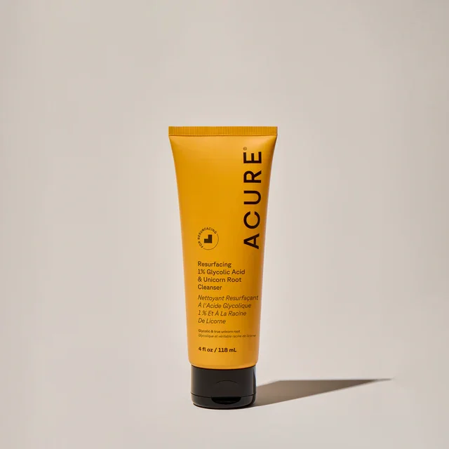 Resurfacing 1% Glycolic Acid & Unicorn Root Cleanser by Acure