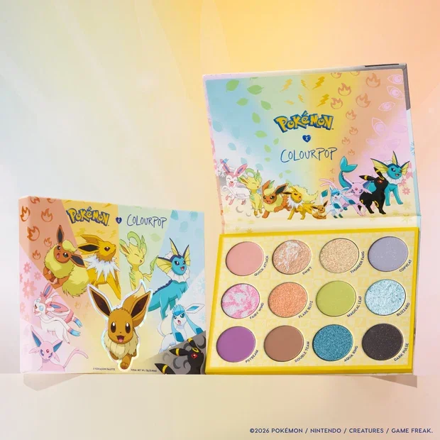 Eeveelution Eyeshadow Palette by ColourPop