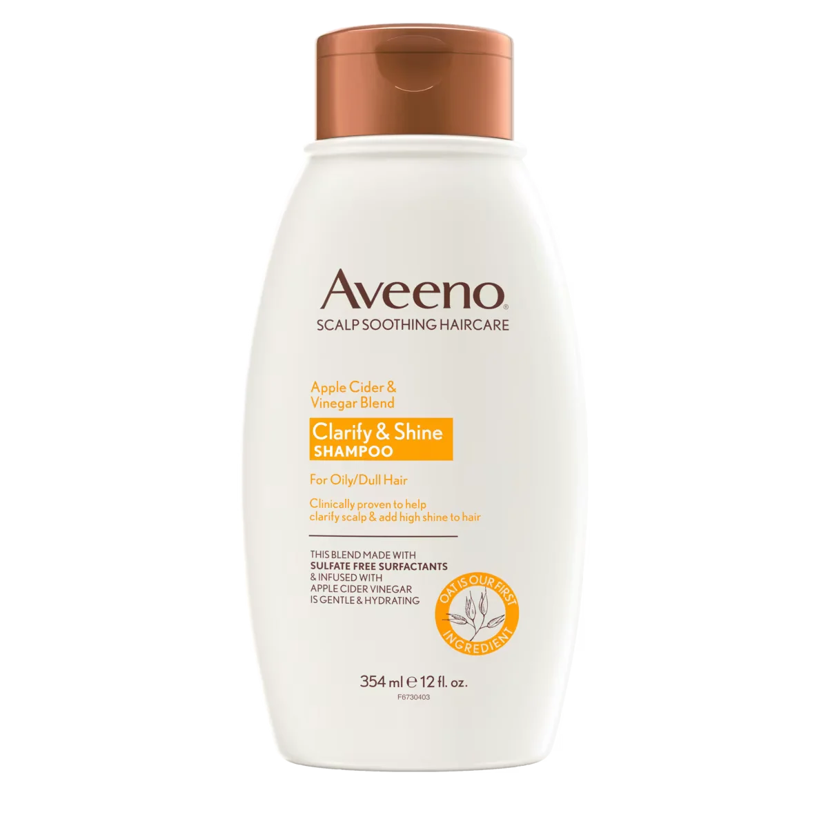 Apple Cider Vinegar Blend Clarify & Shine Shampoo by Aveeno