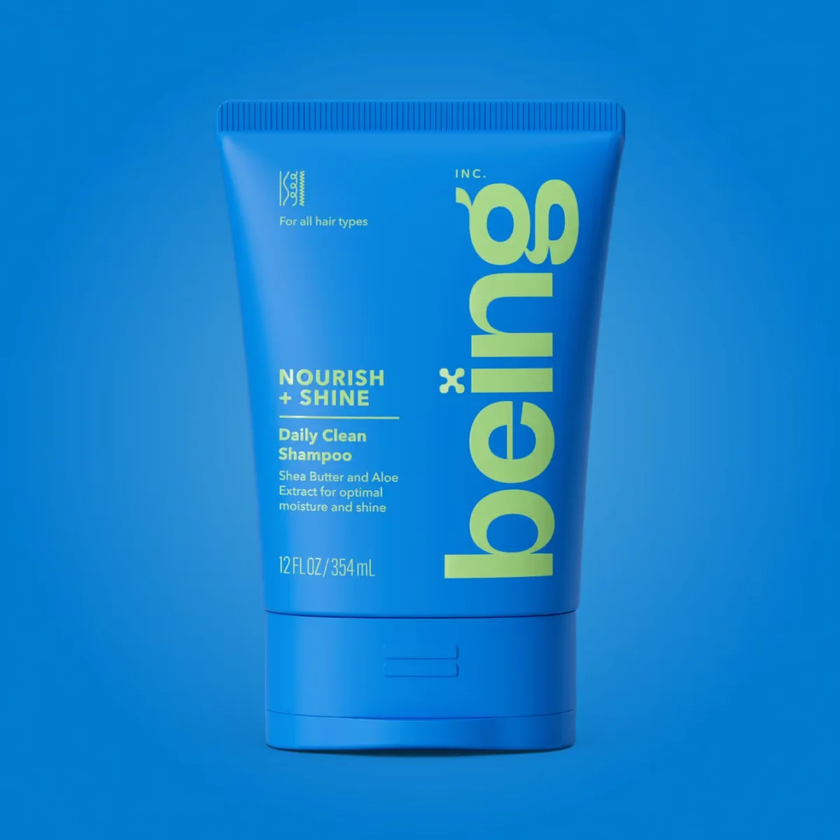 Nourish + Shine Daily Clean Shampoo by being