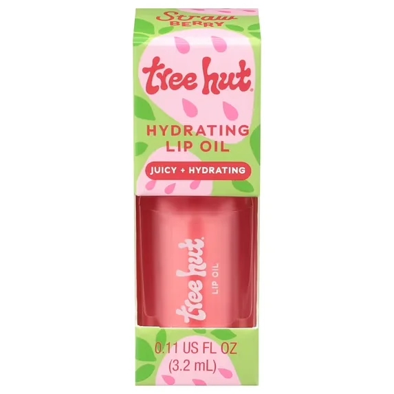 Strawberry Hydrating Lip Oil by Tree Hut