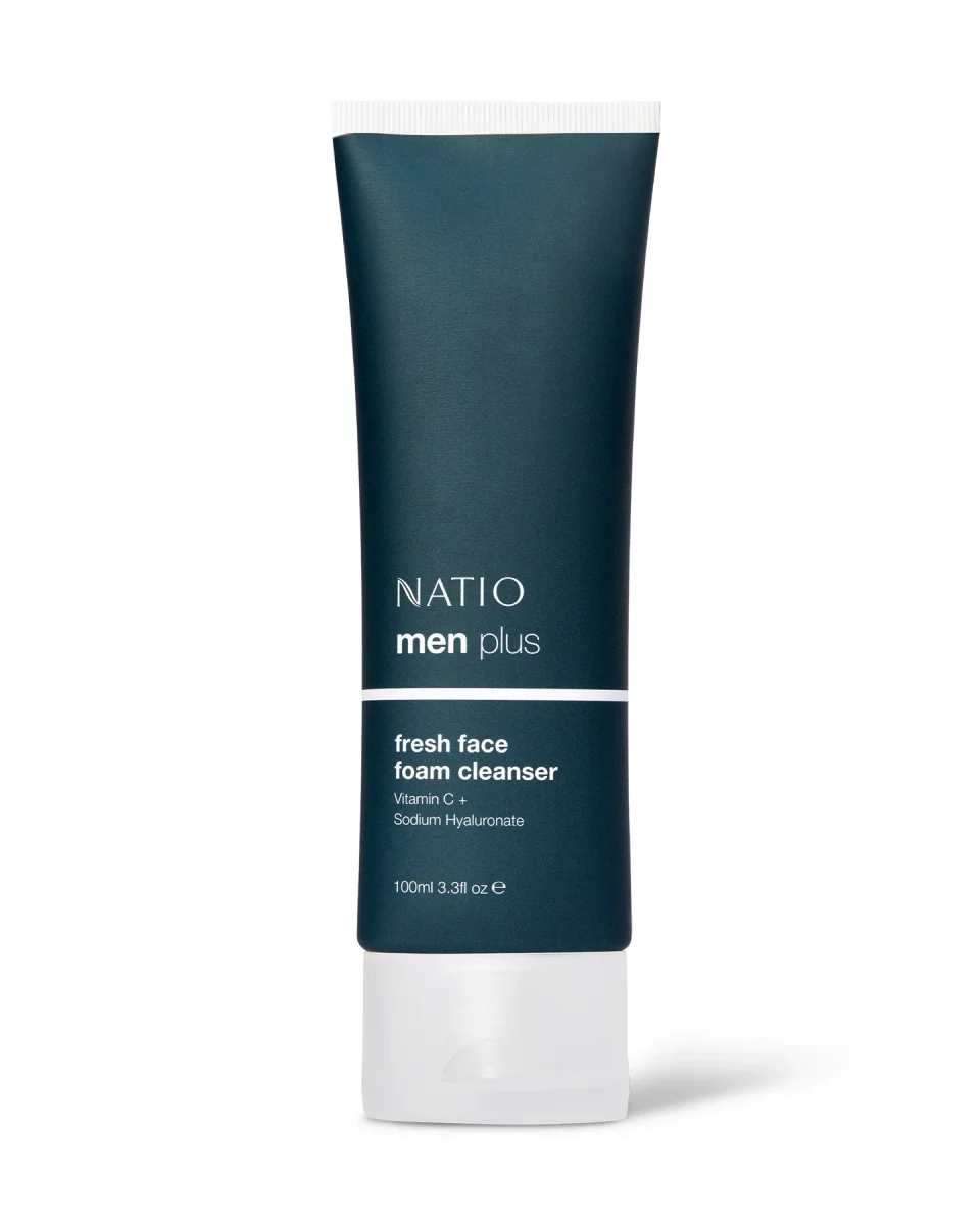 Men Plus Fresh Face Foam Cleanser by Natio